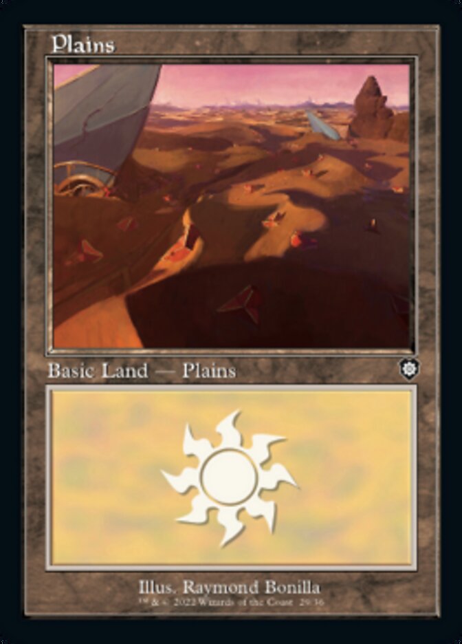 Plains (029) (Retro) [The Brothers' War Commander] | Exor Games Summserside