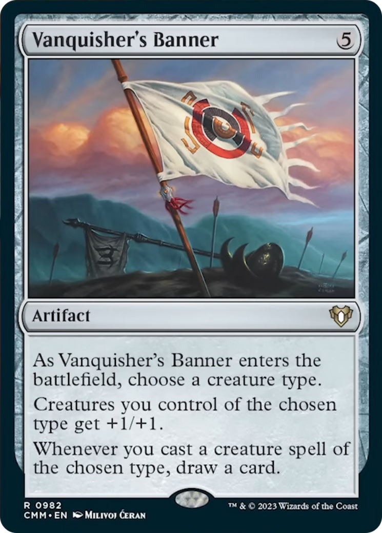 Vanquisher's Banner [Commander Masters] | Exor Games Summserside