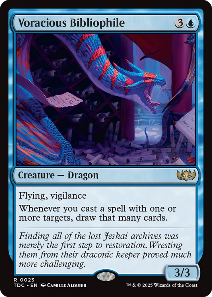 Voracious Bibliophile [Tarkir: Dragonstorm Commander] | Exor Games Summserside