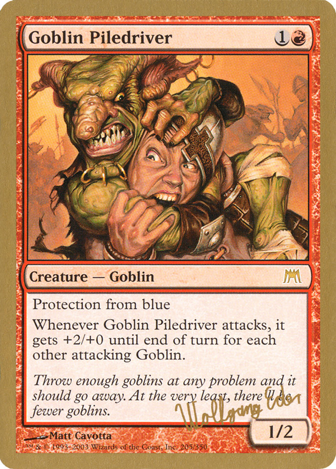 Goblin Piledriver (Wolfgang Eder) [World Championship Decks 2003] | Exor Games Summserside