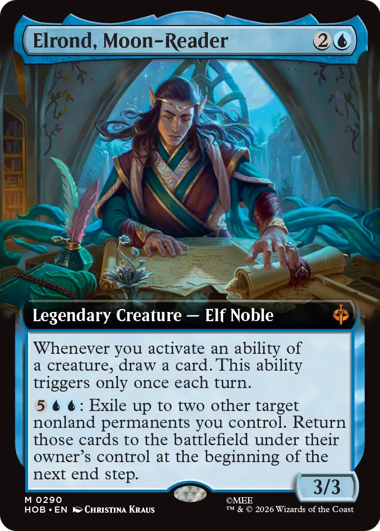 Elrond, Moon-Reader (Extended Art) [The Hobbit] | Exor Games Summserside