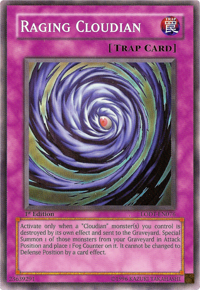Raging Cloudian [LODT-EN076] Common | Exor Games Summserside