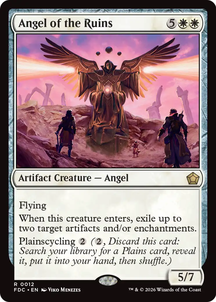 Angel of the Ruins [Foundations Commander] | Exor Games Summserside