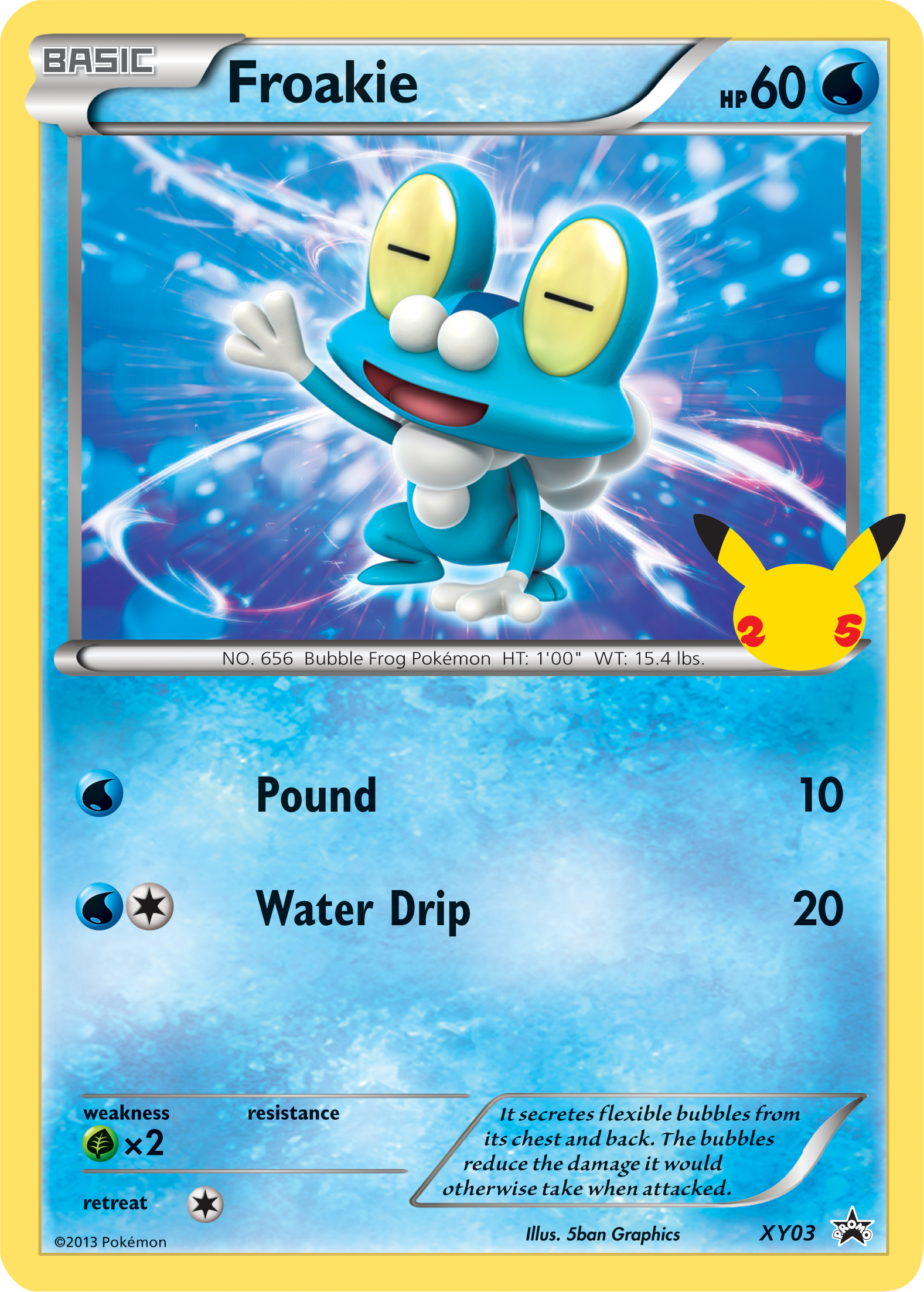 Froakie (XY03) (Jumbo Card) [First Partner Pack] | Exor Games Summserside