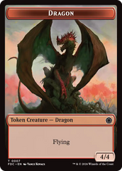 Dragon (0007) // Treasure Double-Sided Token [Foundations Commander Tokens] | Exor Games Summserside