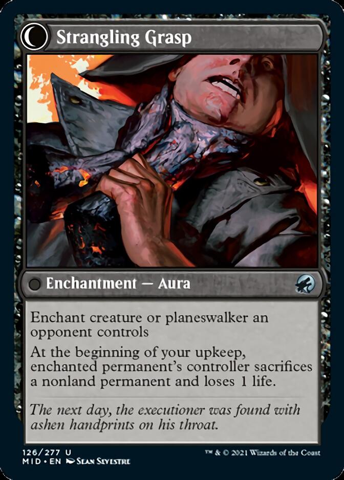 Vengeful Strangler // Strangling Grasp [Innistrad: Midnight Hunt] | Exor Games Summserside