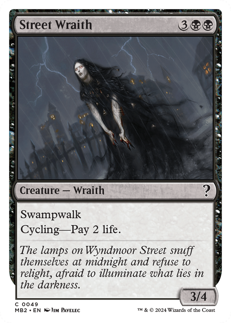 Street Wraith (White Border) [Mystery Booster 2] | Exor Games Summserside