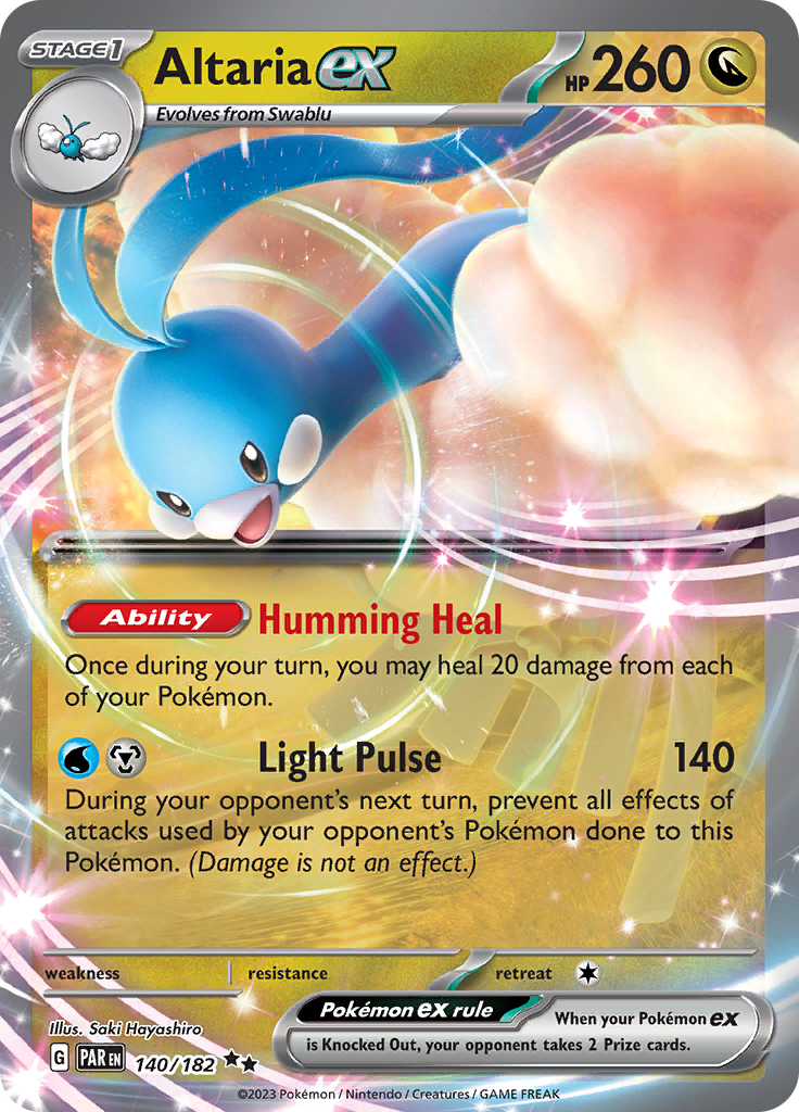 Altaria ex (140/182) [Scarlet & Violet: Paradox Rift] | Exor Games Summserside