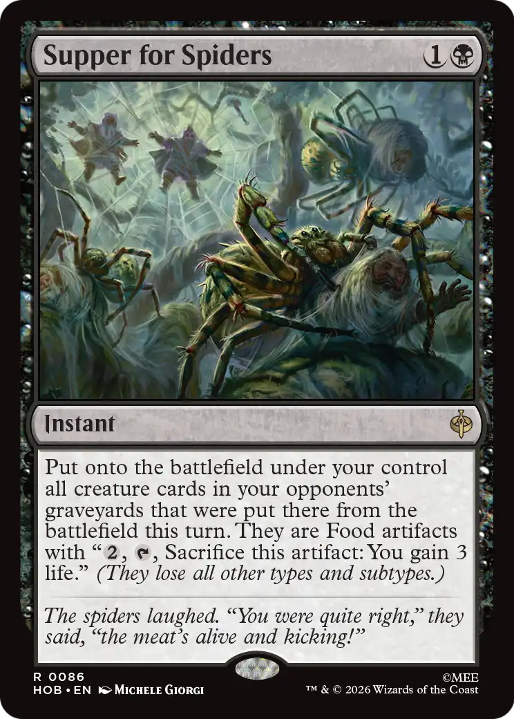 Supper for Spiders [The Hobbit] | Exor Games Summserside
