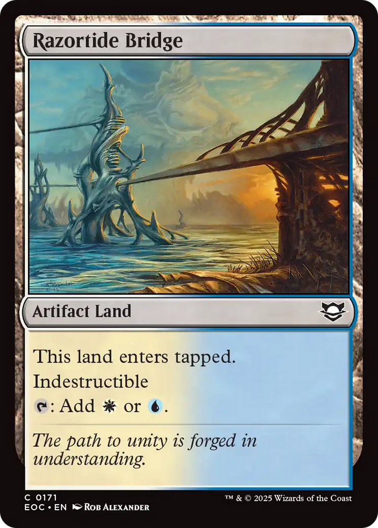 Razortide Bridge [Edge of Eternities Commander] | Exor Games Summserside