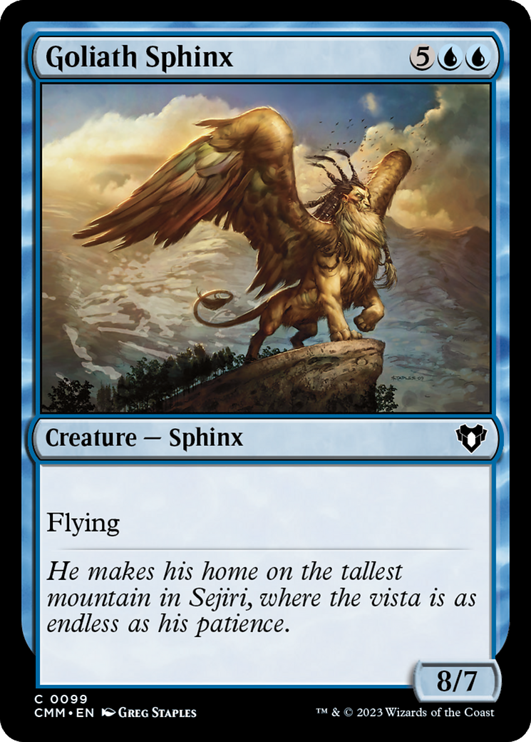 Goliath Sphinx [Commander Masters] | Exor Games Summserside
