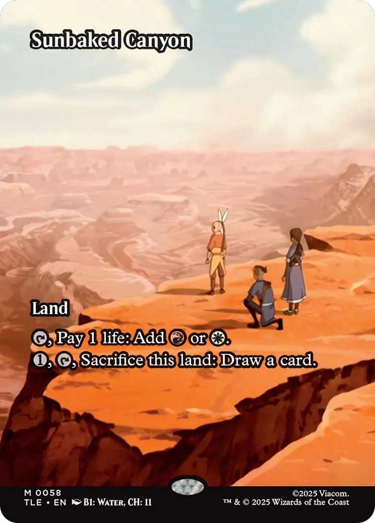 Sunbaked Canyon (Borderless) [Avatar: The Last Airbender: Eternal-Legal] | Exor Games Summserside