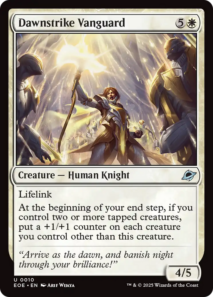 Dawnstrike Vanguard [Edge of Eternities] | Exor Games Summserside