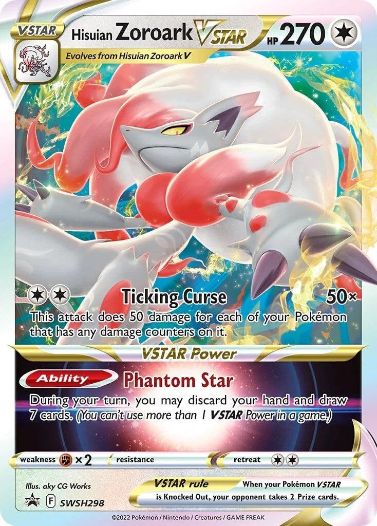 Hisuian Zoroark VSTAR (SWSH298) (Jumbo Card) [Sword & Shield: Lost Origin] | Exor Games Summserside