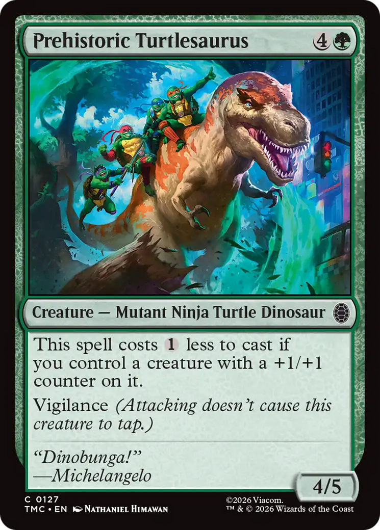 Prehistoric Turtlesaurus [Teenage Mutant Ninja Turtles Commander] | Exor Games Summserside