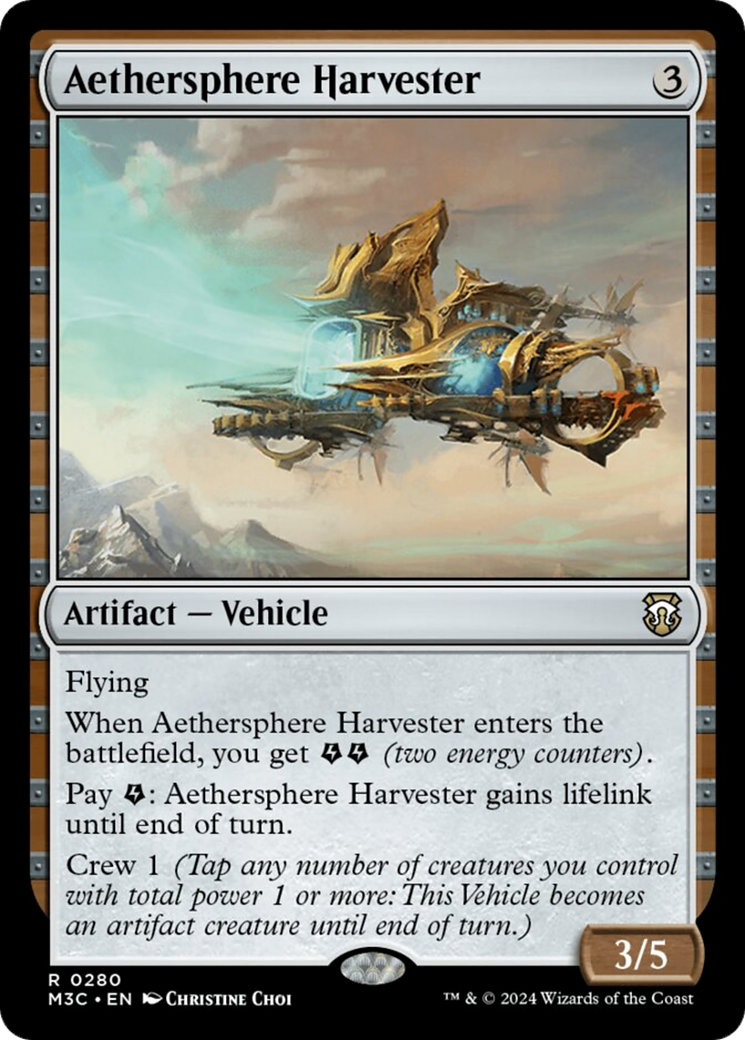 Aethersphere Harvester [Modern Horizons 3 Commander] | Exor Games Summserside