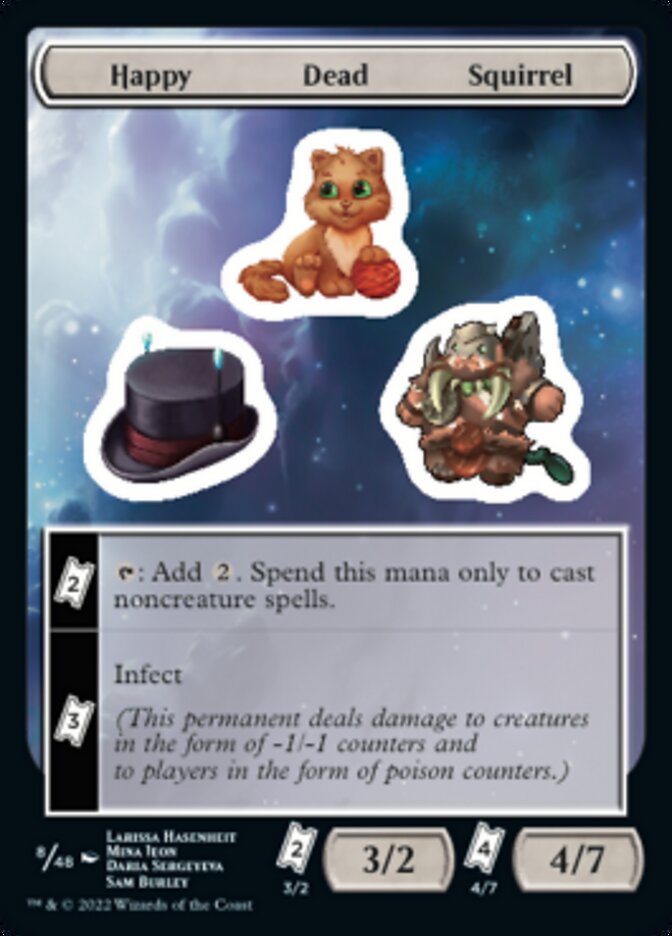 Happy Dead Squirrel [Unfinity Stickers] | Exor Games Summserside