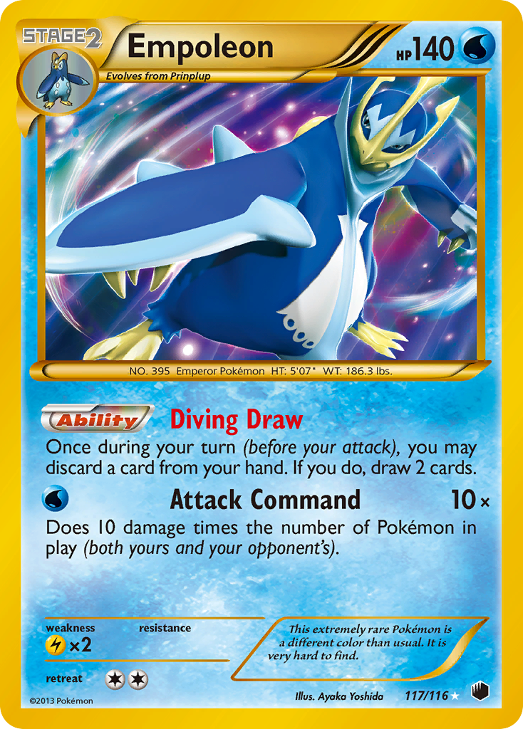 Empoleon (117/116) [Black & White: Plasma Freeze] | Exor Games Summserside