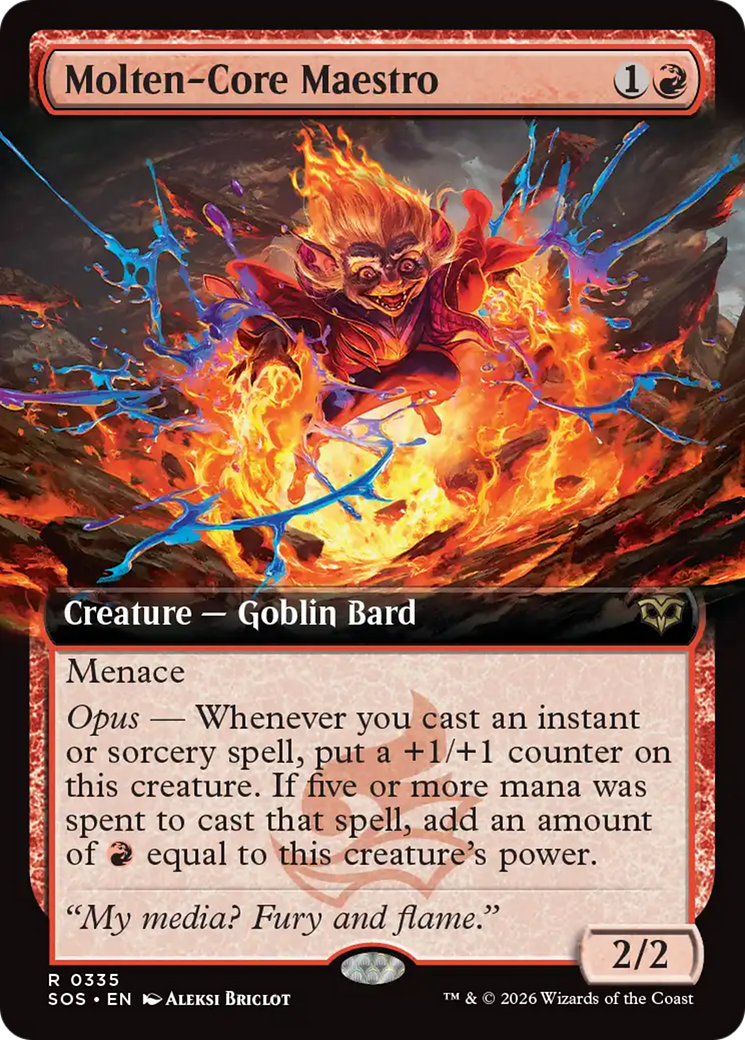Molten-Core Maestro (Extended Art) [Secrets of Strixhaven] | Exor Games Summserside