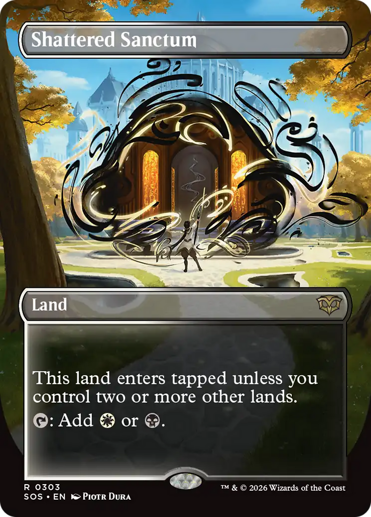 Shattered Sanctum (Borderless) [Secrets of Strixhaven] | Exor Games Summserside