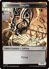 Inkling (0007) // Spirit (0011) Double-Sided Token [Secrets of Strixhaven Tokens] | Exor Games Summserside