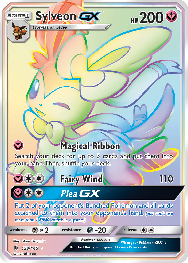 Sylveon GX (158/145) [Sun & Moon: Guardians Rising] | Exor Games Summserside