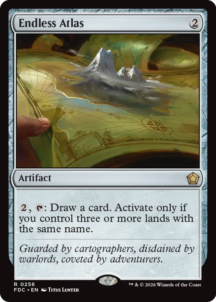 Endless Atlas [Foundations Commander] | Exor Games Summserside