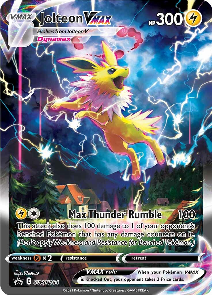 Jolteon VMAX (SWSH184) [Sword & Shield: Black Star Promos] | Exor Games Summserside