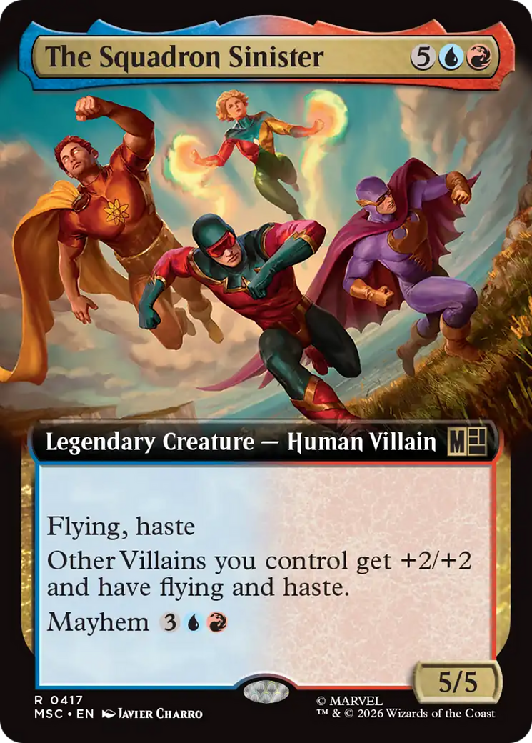The Squadron Sinister (Extended Art) [Marvel Super Heroes Commander] | Exor Games Summserside