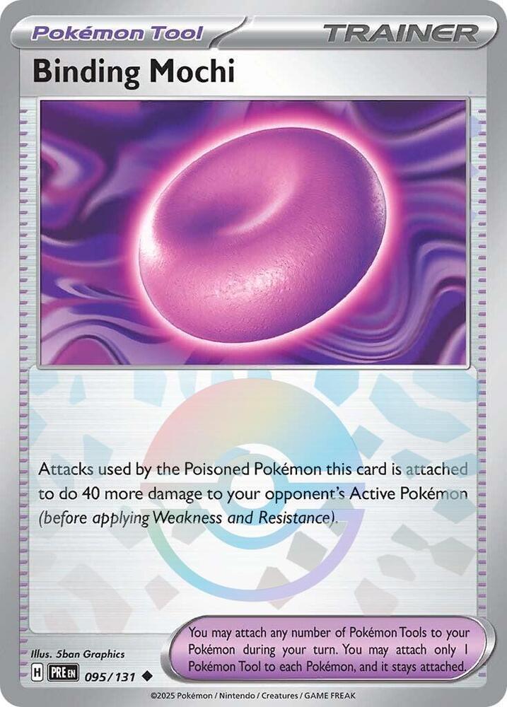 Binding Mochi (095/131) (Poke Ball Pattern) [Scarlet & Violet: Prismatic Evolutions] | Exor Games Summserside