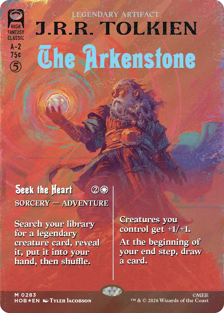 The Arkenstone (Borderless) (Surge Foil) [The Hobbit] | Exor Games Summserside