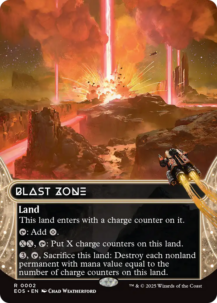 Blast Zone (0002) (Borderless) [Edge of Eternities: Stellar Sights] | Exor Games Summserside