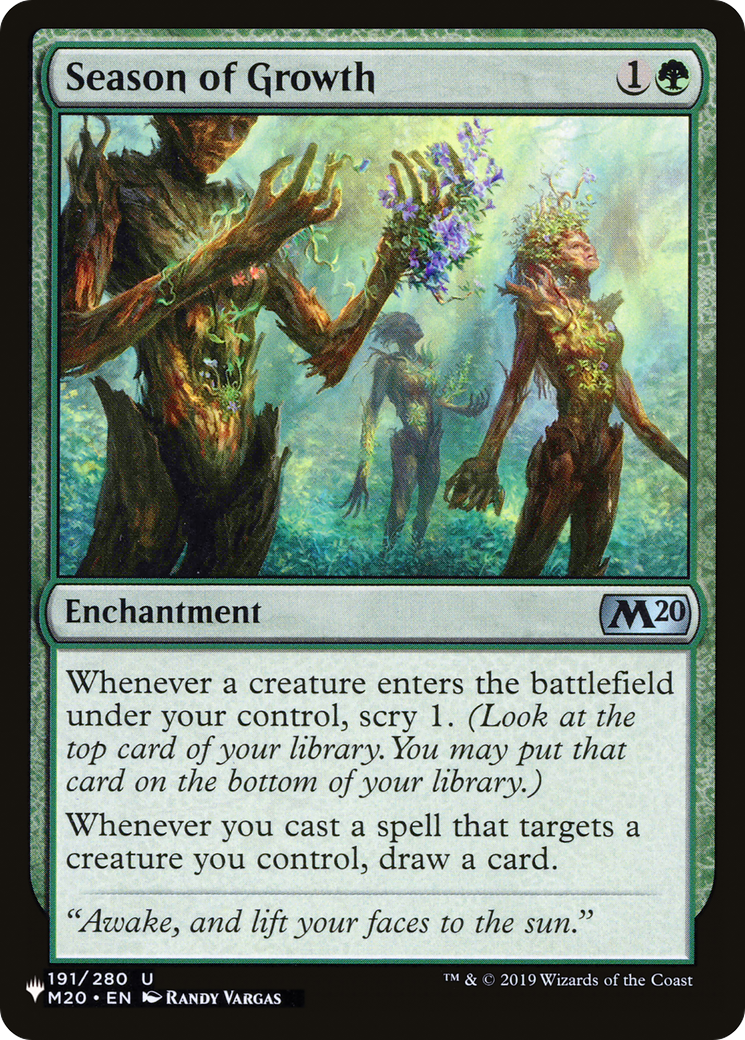 Season of Growth [The List] | Exor Games Summserside