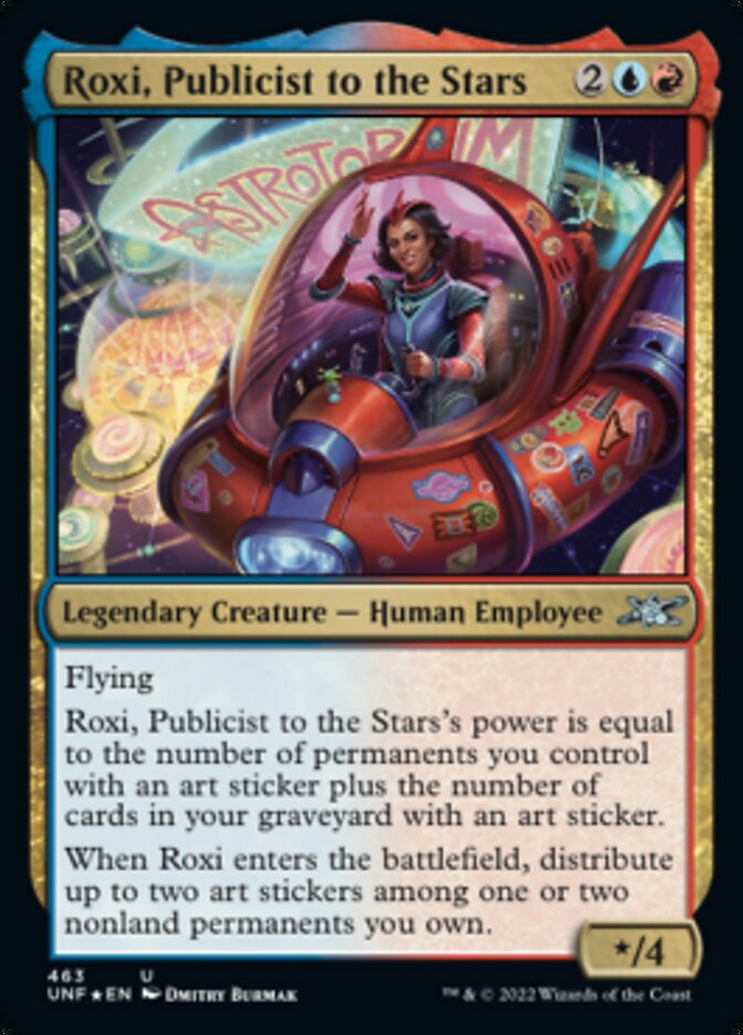 Roxi, Publicist to the Stars (Galaxy Foil) [Unfinity] | Exor Games Summserside