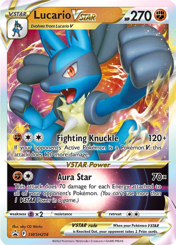 Lucario VSTAR (SWSH214) [Sword & Shield: Black Star Promos] | Exor Games Summserside