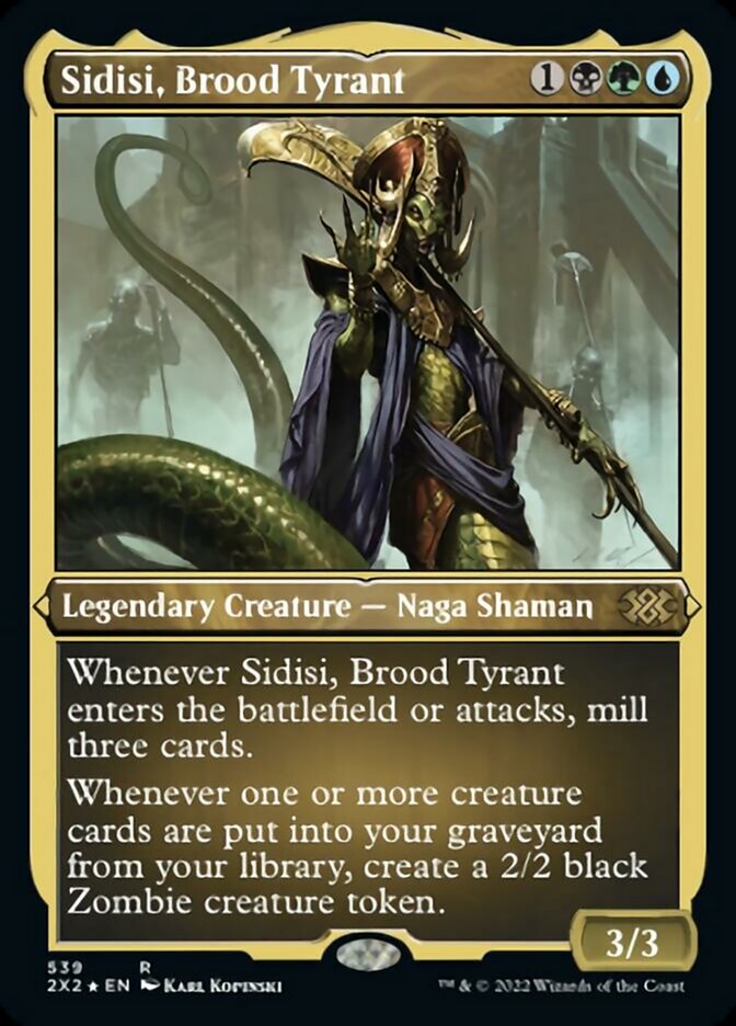 Sidisi, Brood Tyrant (Foil Etched) [Double Masters 2022] | Exor Games Summserside