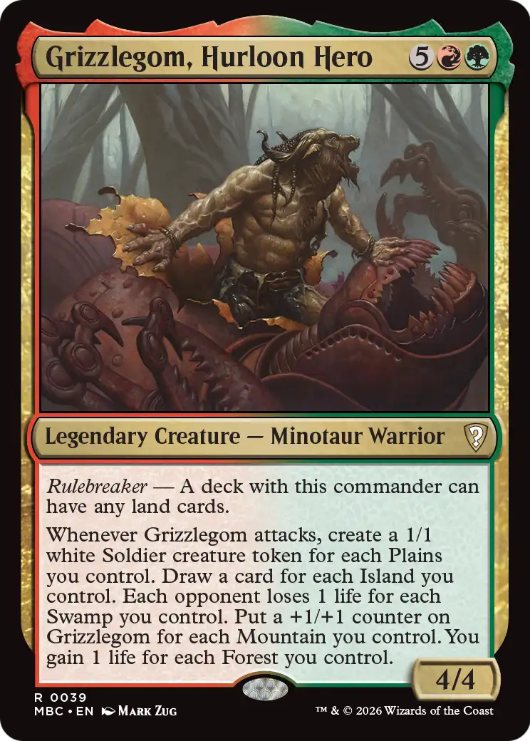 Grizzlegom, Hurloon Hero [Mystery Booster: Commander Edition] | Exor Games Summserside