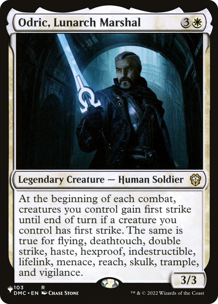 Odric, Lunarch Marshal (DMC) [The List] | Exor Games Summserside