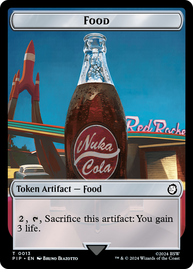 Food (0013) // Wasteland Survival Guide Double-Sided Token [Fallout Tokens] | Exor Games Summserside