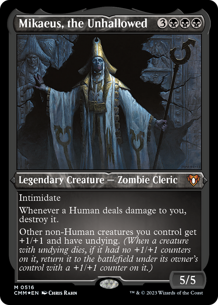 Mikaeus, the Unhallowed (Foil Etched) [Commander Masters] | Exor Games Summserside