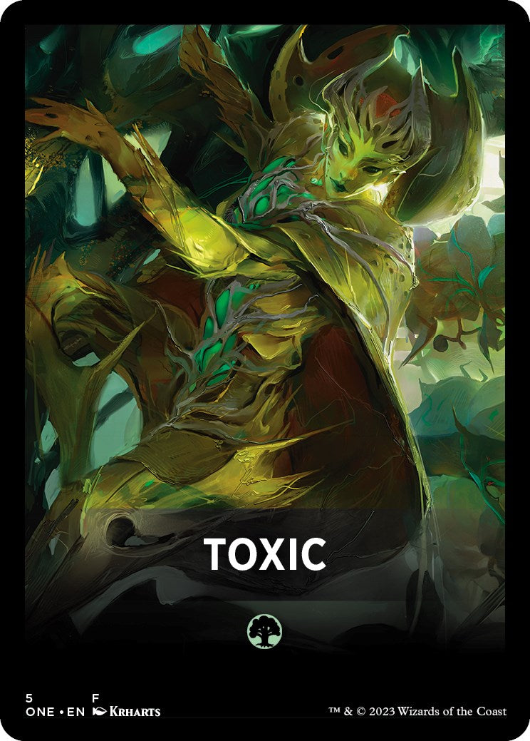 Toxic Theme Card [Phyrexia: All Will Be One Tokens] | Exor Games Summserside
