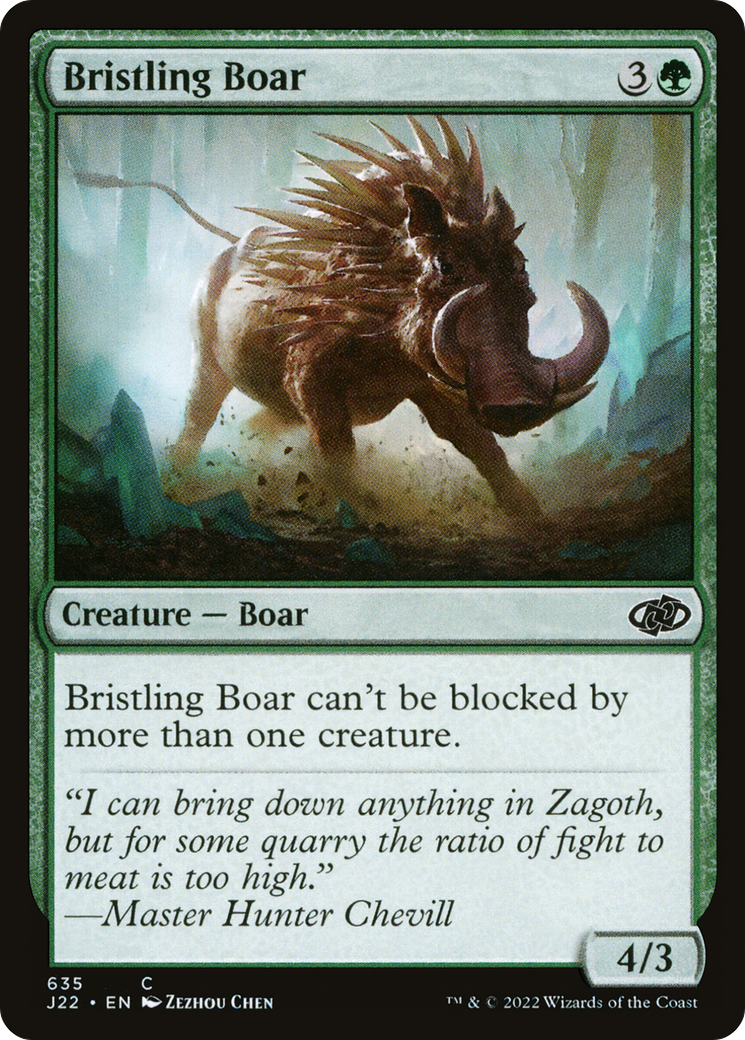 Bristling Boar [Jumpstart 2022] | Exor Games Summserside