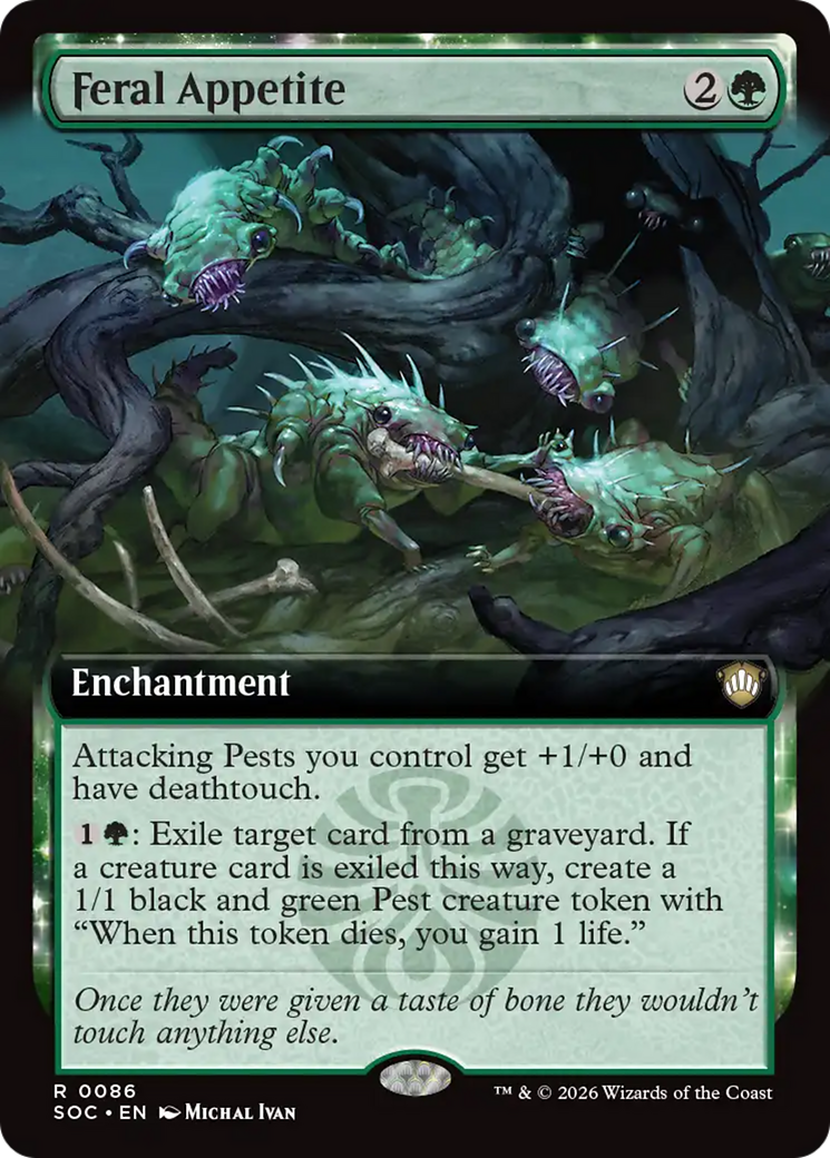 Feral Appetite (Extended Art) [Secrets of Strixhaven Commander] | Exor Games Summserside