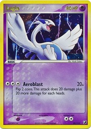 Lugia (29/115) (Stamped) [EX: Unseen Forces] | Exor Games Summserside