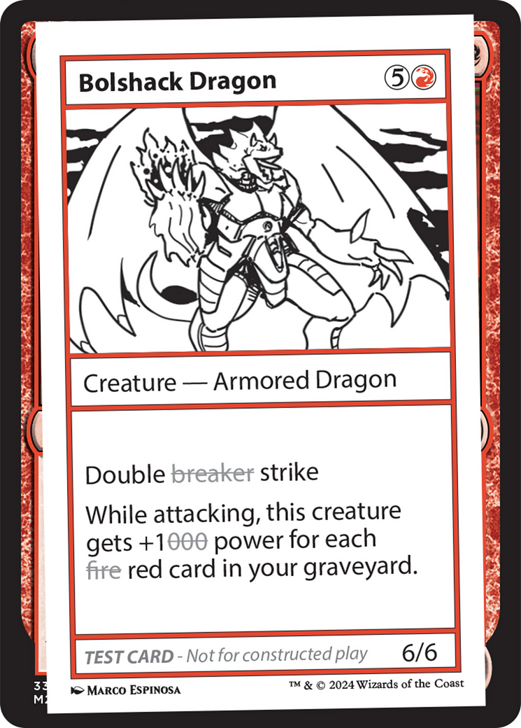 Bolshack Dragon [Mystery Booster 2 Playtest Cards] | Exor Games Summserside