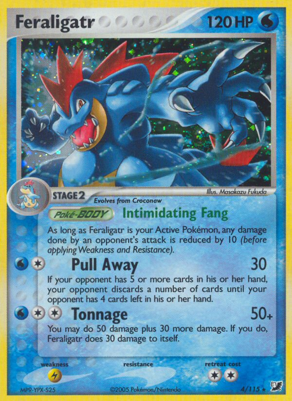 Feraligatr (4/115) [EX: Unseen Forces] | Exor Games Summserside