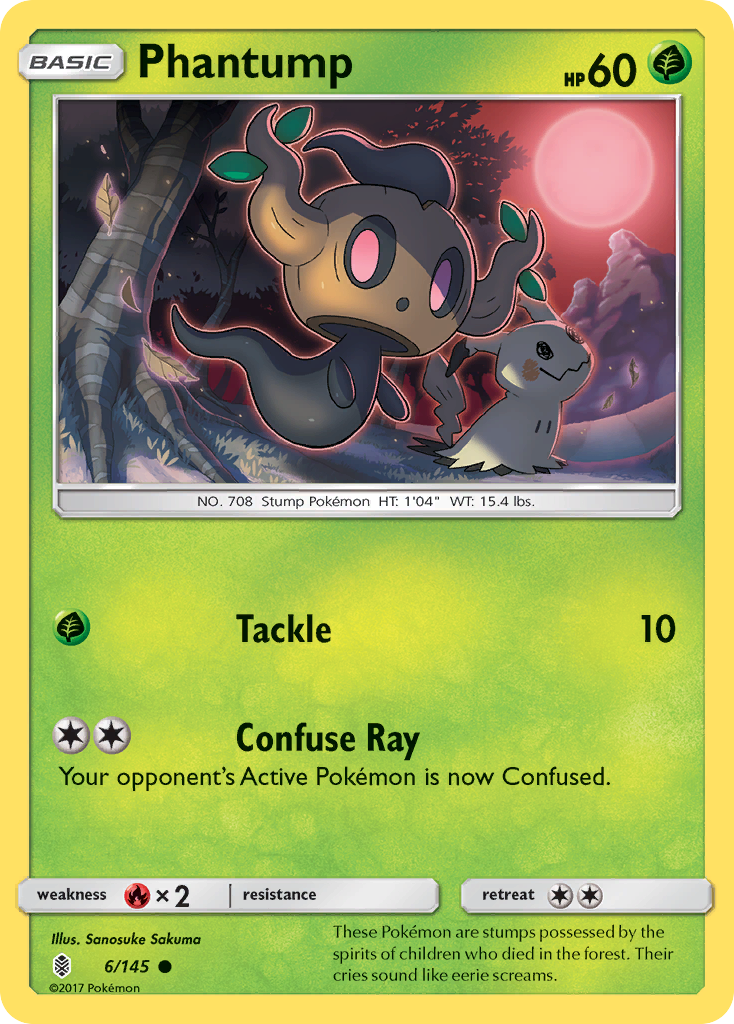 Phantump (6/145) [Sun & Moon: Guardians Rising] | Exor Games Summserside