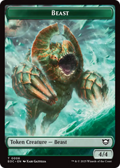 Beast (0006) // Pest Double-Sided Token [Edge of Eternities Commander Tokens] | Exor Games Summserside