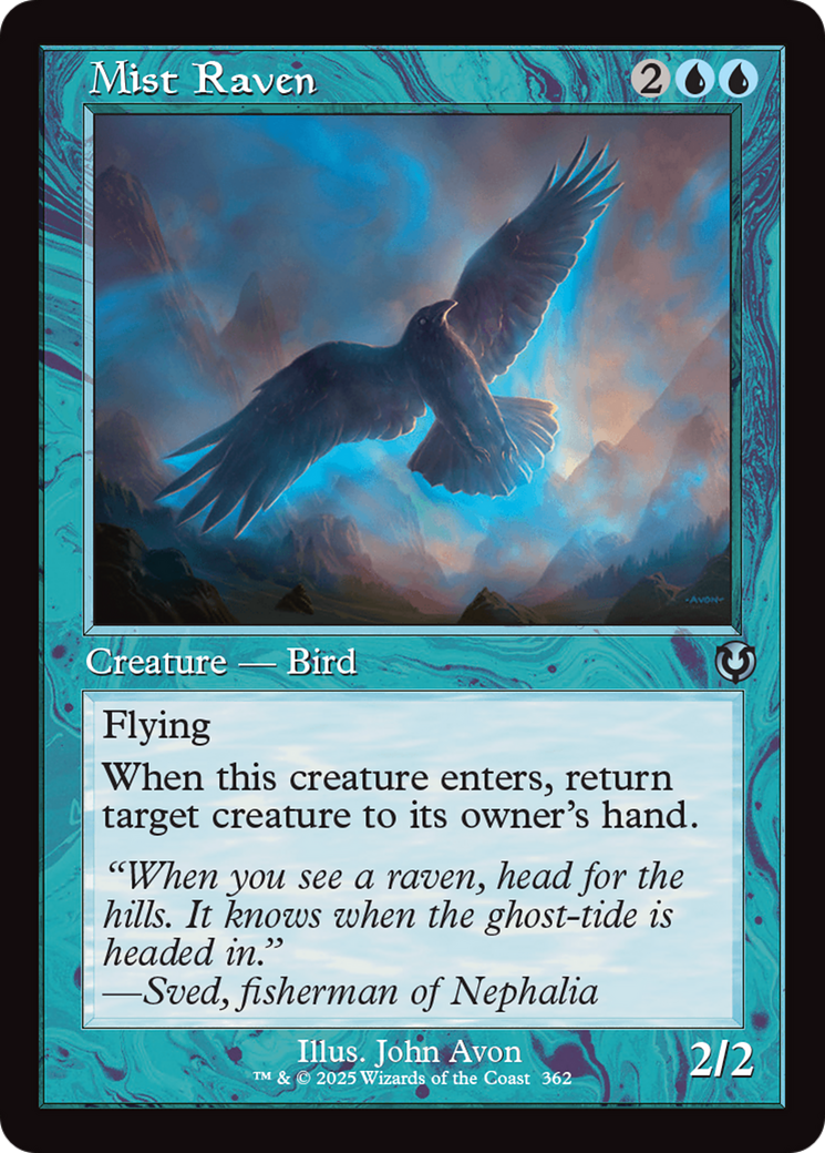 Mist Raven (Retro Frame) [Innistrad Remastered] | Exor Games Summserside