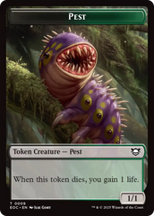 Bird // Pest Double-Sided Token [Edge of Eternities Commander Tokens] | Exor Games Summserside